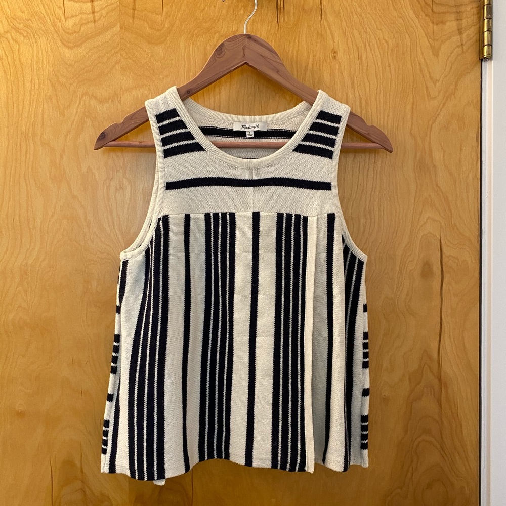 MADEWELL | Striped Sweater Tank